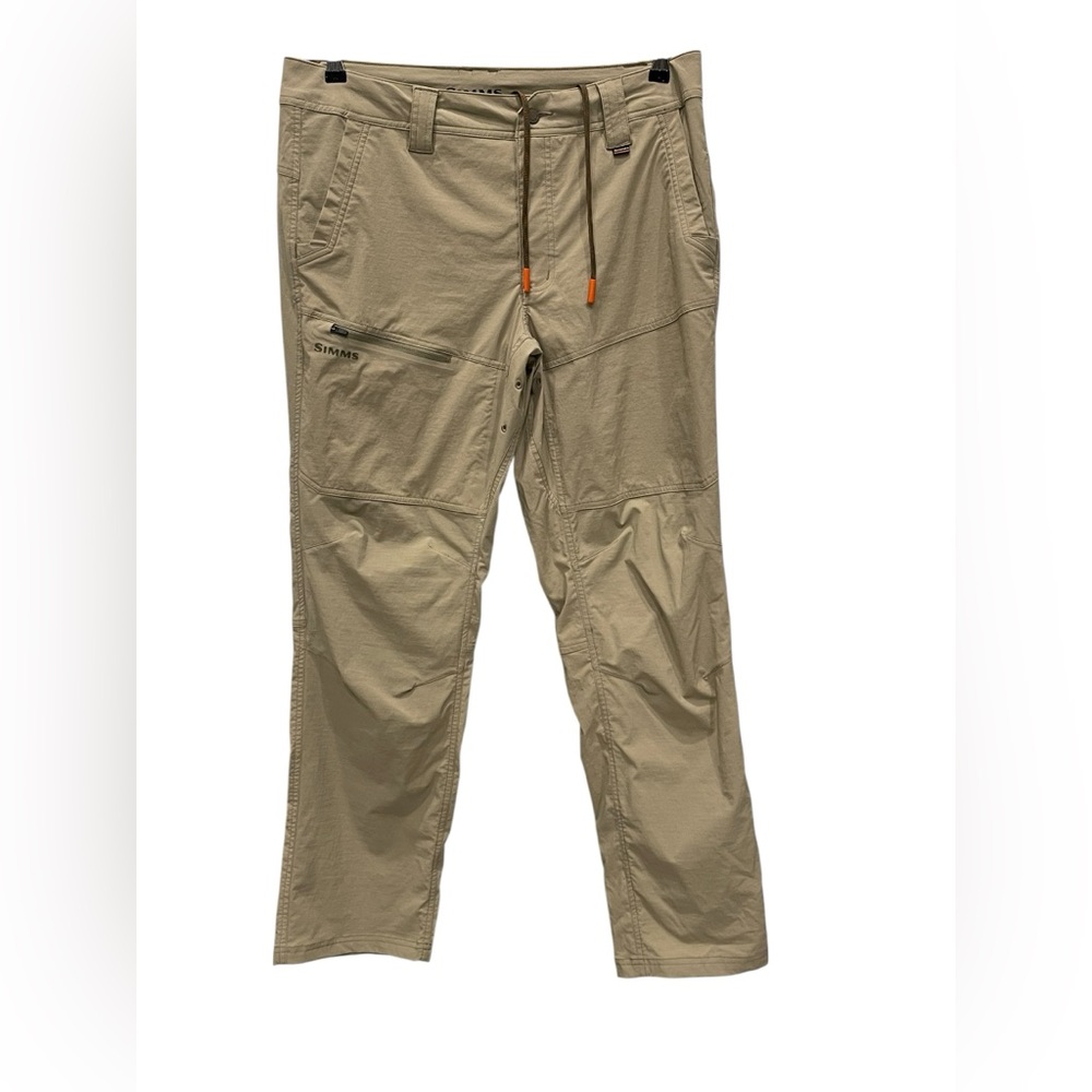 Simms Fishing Men's Tan Pants Size:34 R
